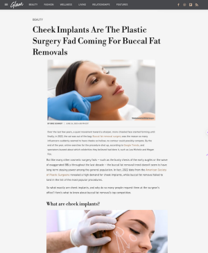 Cheek Implants Are The Plastic Surgery Fad Coming For Buccal Fat Removals Read More: https://www.glam.com/1320492/cheek-implants-risks-benefits-explained/